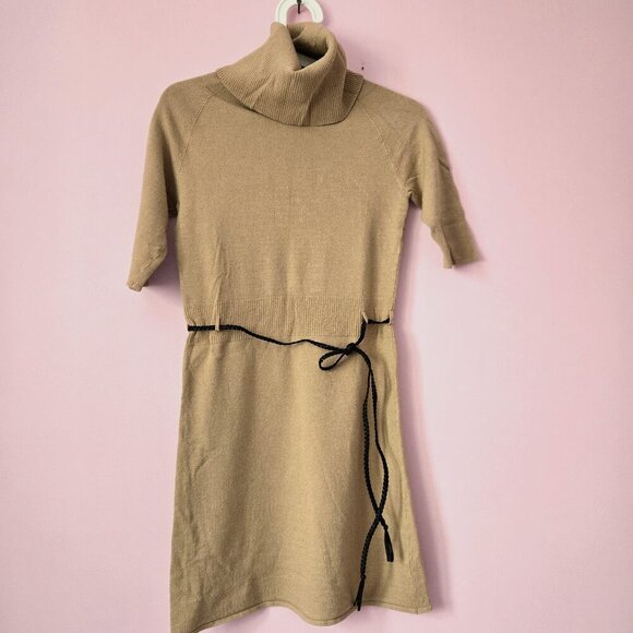 Stefanel Dresses & Skirts - Vintage Stefanel turtle neck sweater dress with medium sleeve, size L